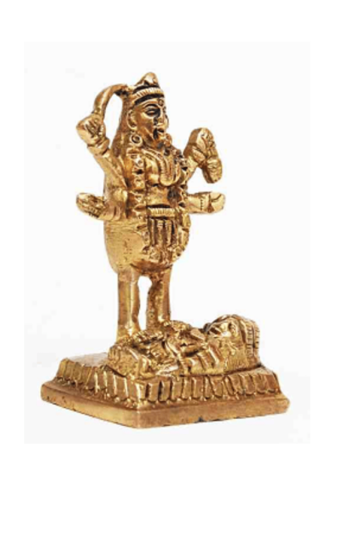 Shiv Ratan Kendra Maa Kali Murti to Worship & Get Blessings with Protection & Prosperity I Size: 7CM X 4.5CM - For Praying & Gifting