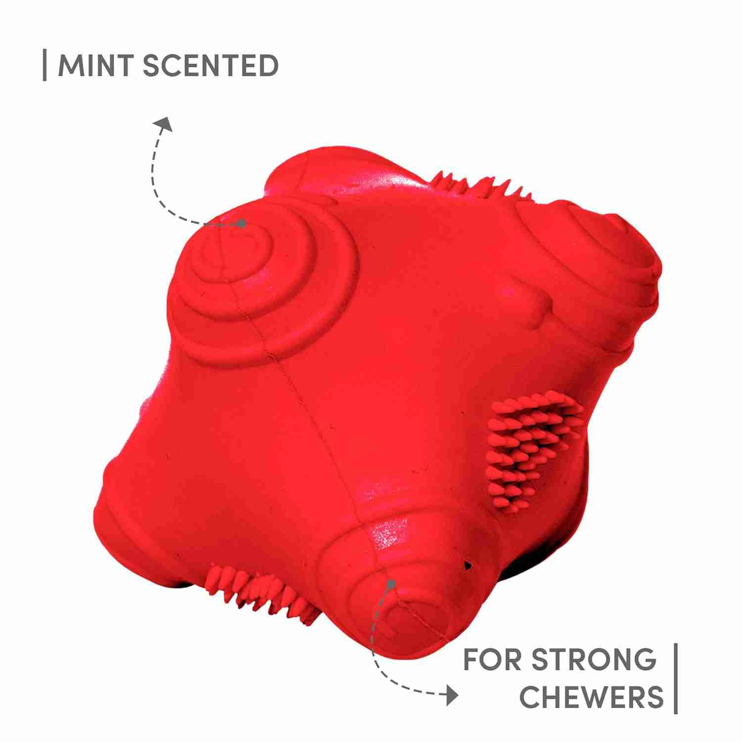 Barkbutler Just A Snitch Red (5x4.5x4.3 cm) Toy for Dogs