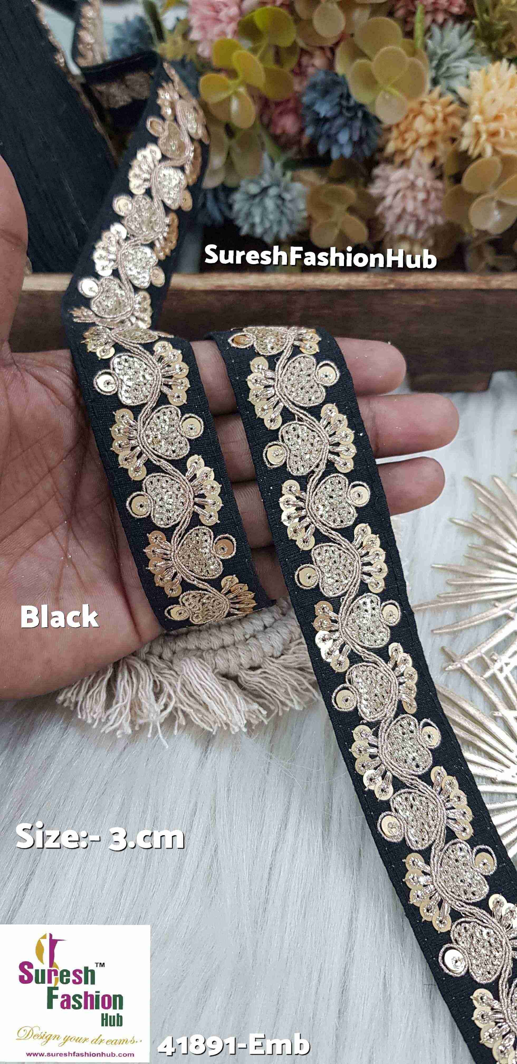 Beautifully crafted embroidery lace