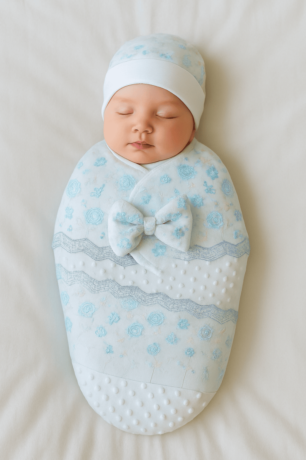 Pastel Bloom Newborn Wrap