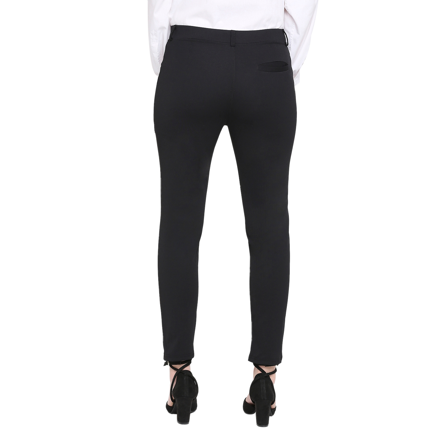 Solly Trousers & Leggings, Allen Solly Black Trousers for Women at  Allensolly.com