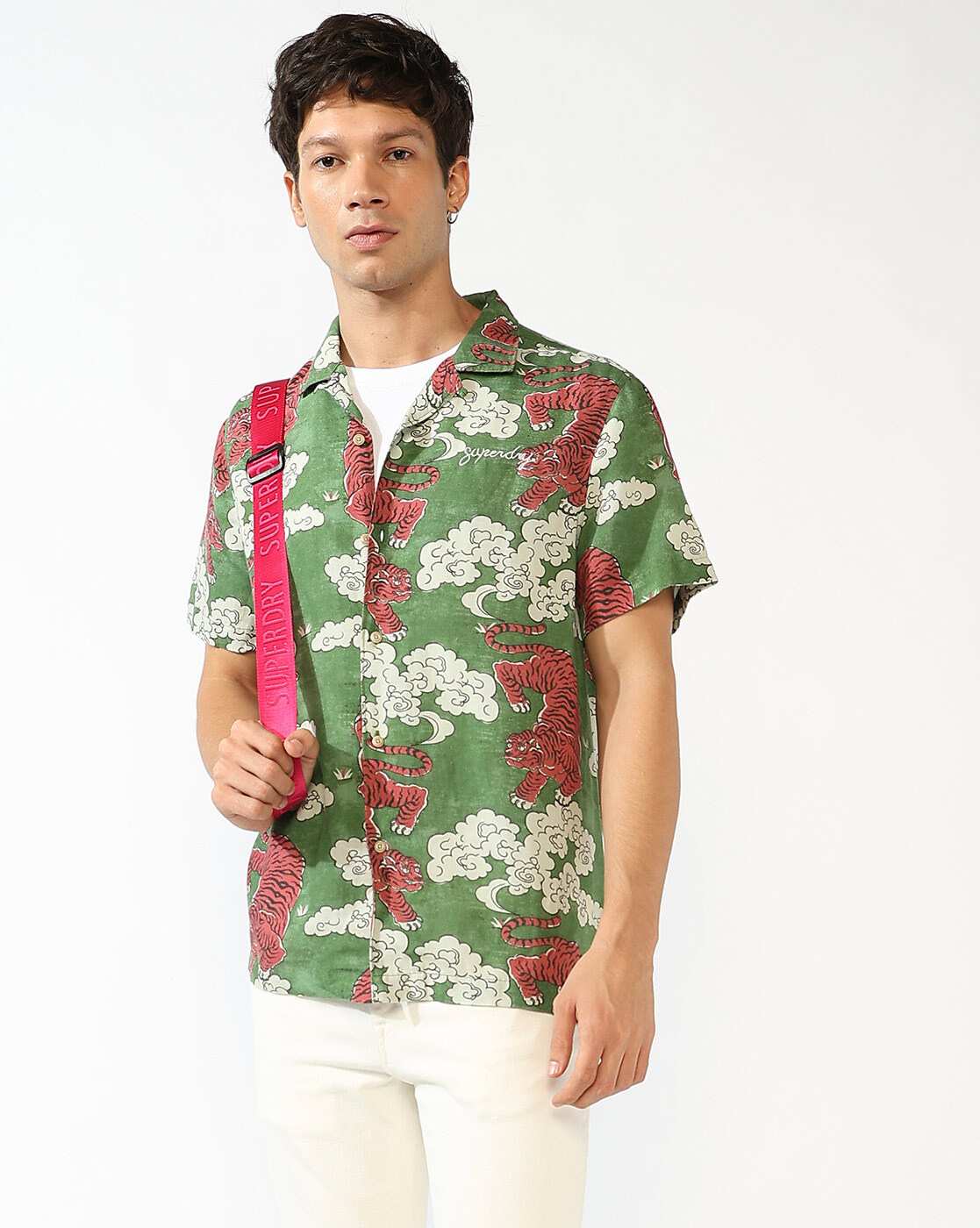 TIGER TRAIL CAMP COLLAR SHIRT