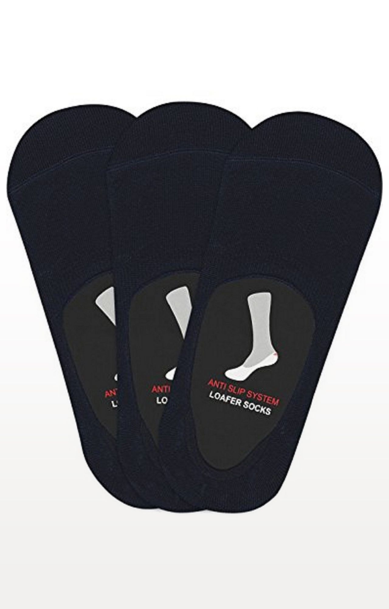 BALENZIA | Navy Solid Socks (Pack of 3) 0