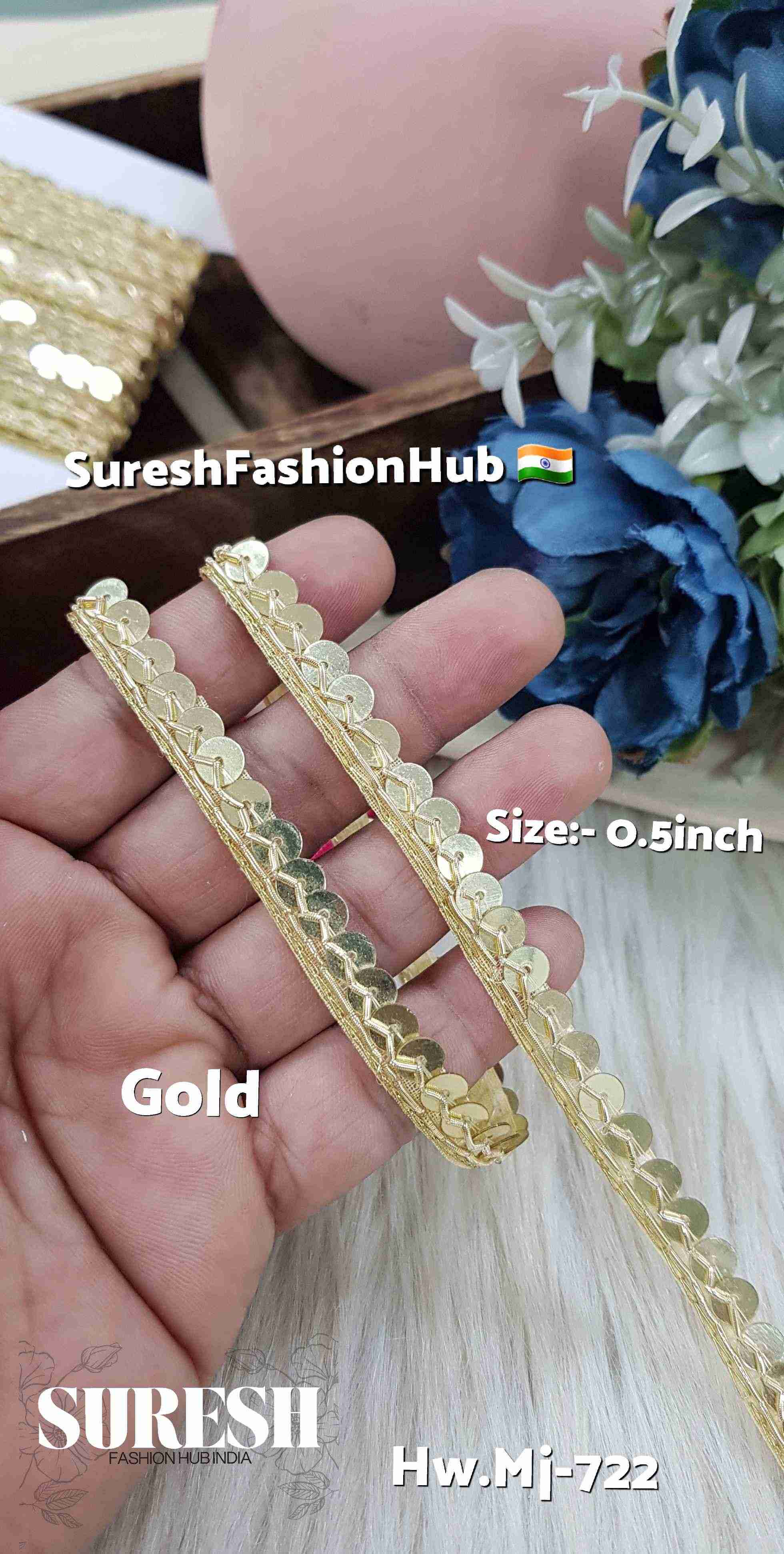 Regal Shine Gold Saadi Lace