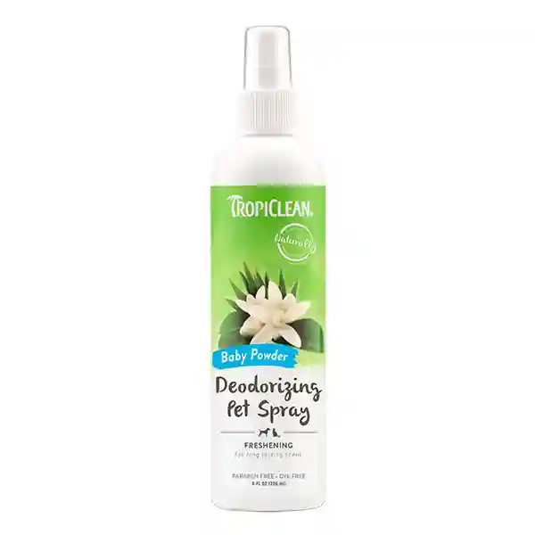 TropiClean Baby Powder Soft and Fresh Deodrizing Pet Spray
