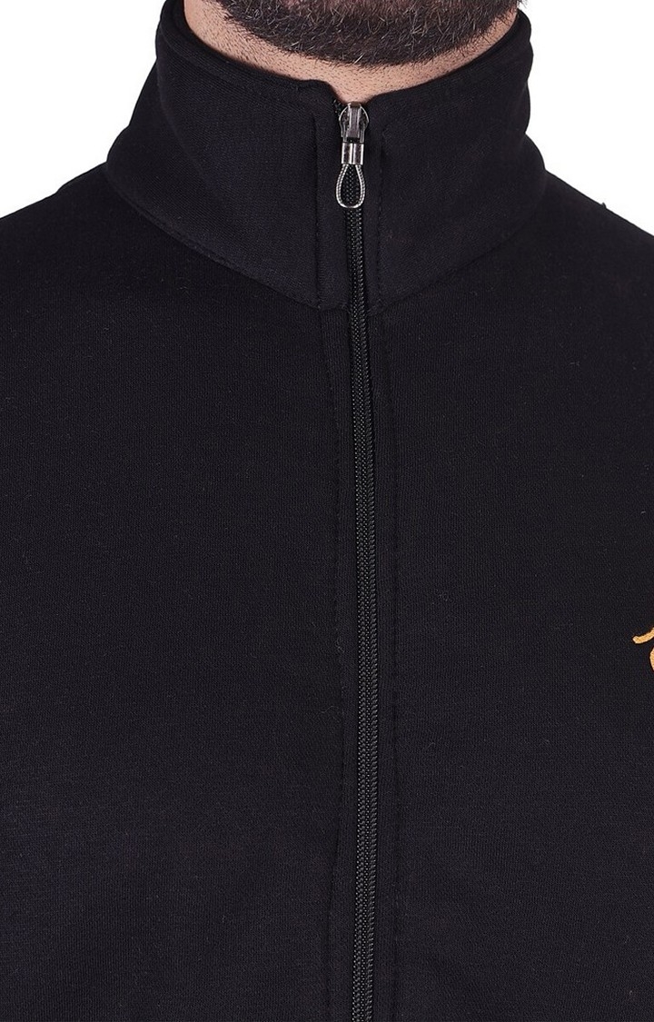 JAGURO | Black Solid Sweatshirt 5