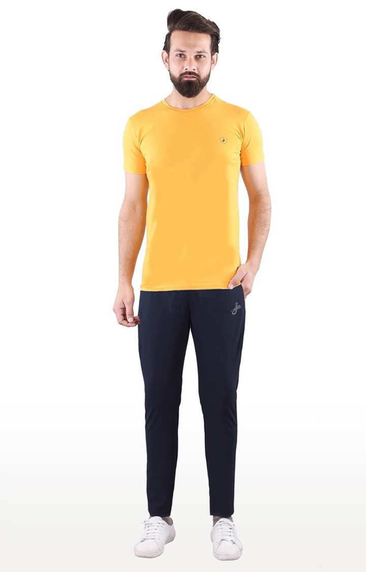 JAGURO | Yellow Solid T-Shirt 1