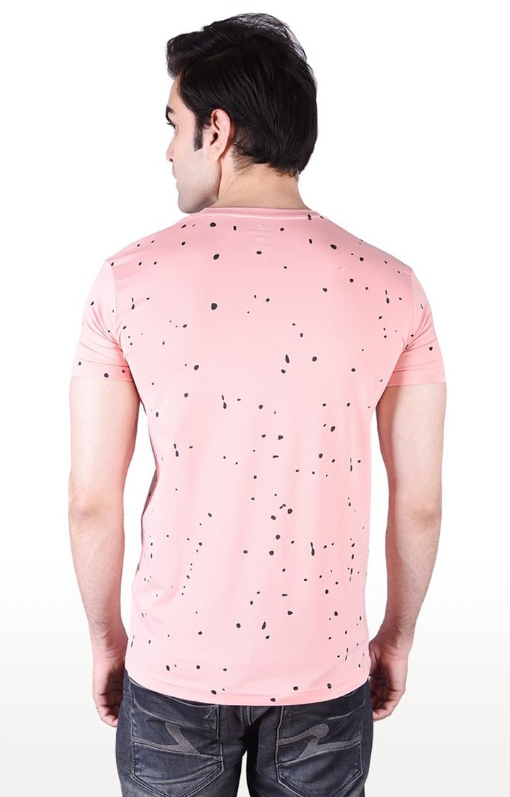 JAGURO | Pink Printed T-Shirt 4