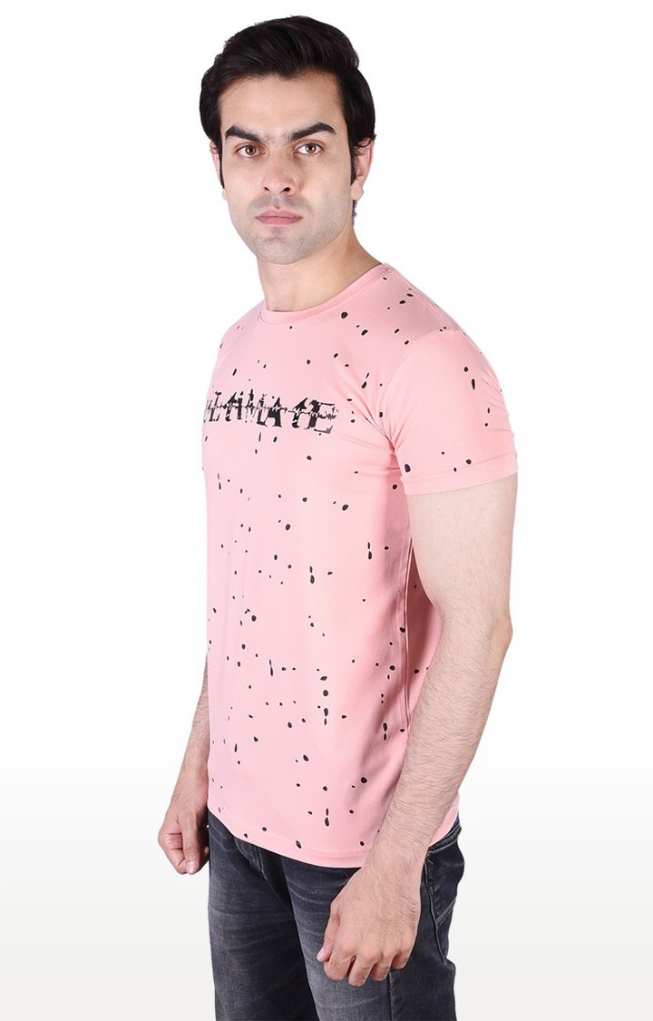 JAGURO | Pink Printed T-Shirt 2