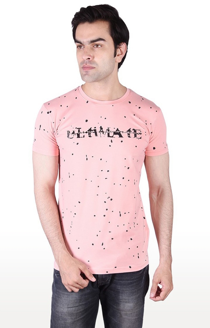 JAGURO | Pink Printed T-Shirt 0