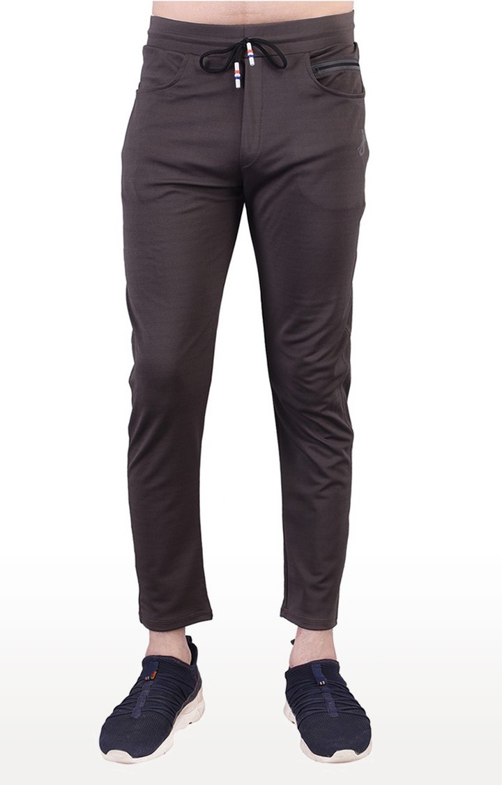 JADE PLAY Men's Grey Polyester Slim Fit Solid Track Pant – JadeBlue