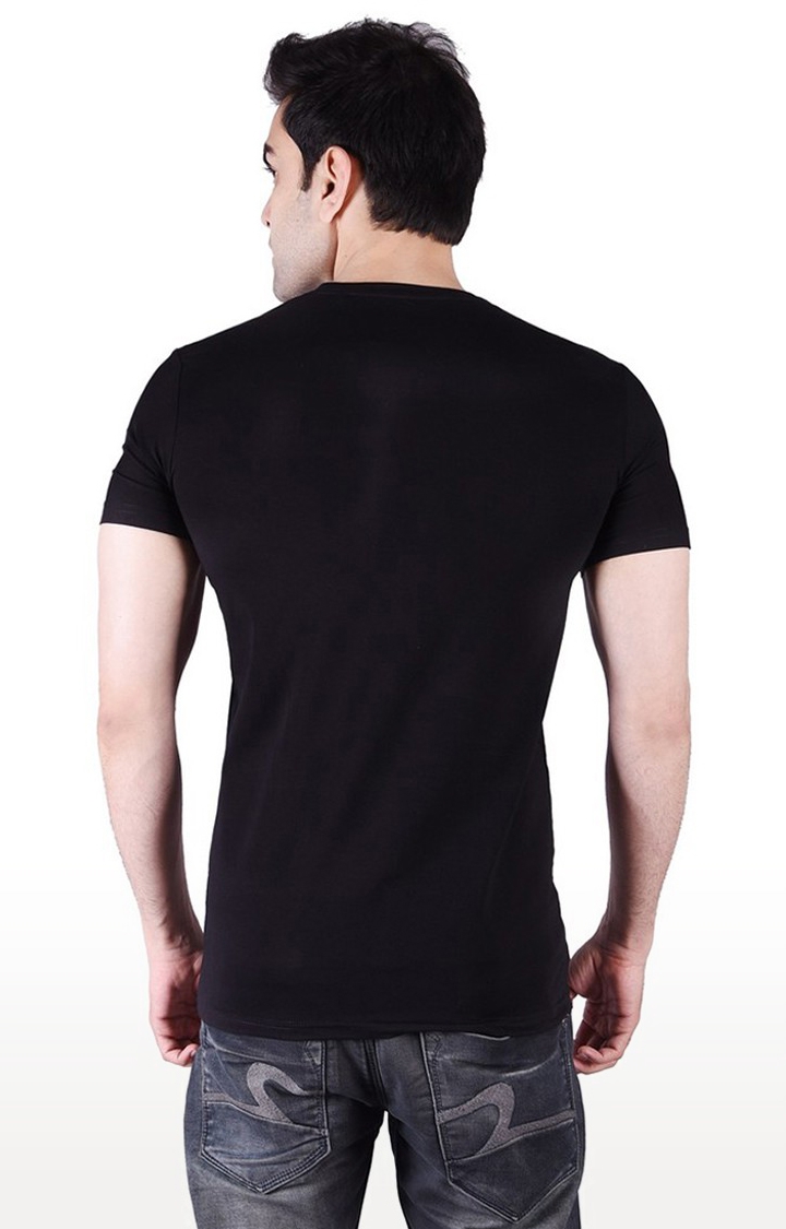 JAGURO | Black Printed T-Shirt 4