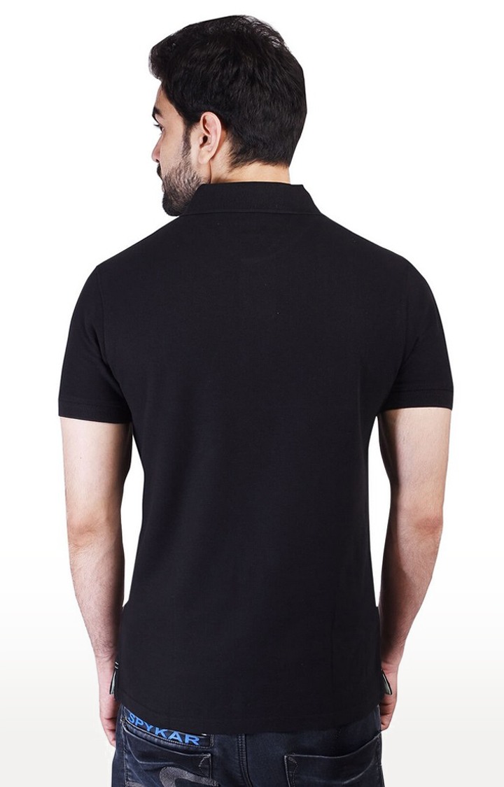 Stylish Casual Printed Cotton Collar T-Shirt