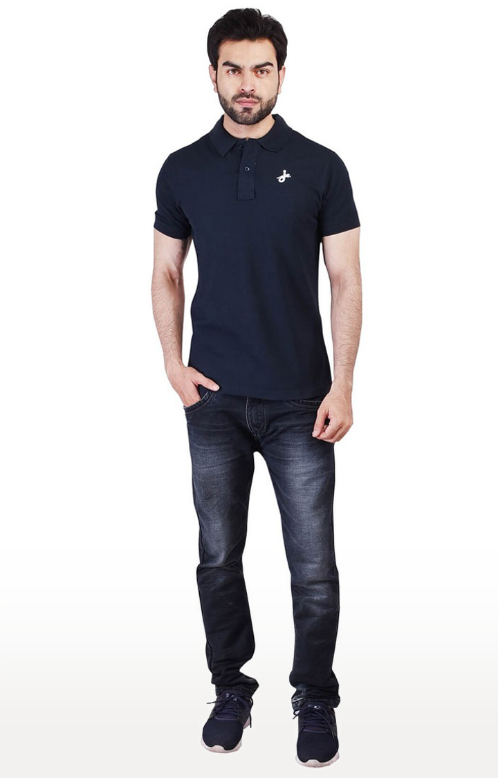 Stylish Casual Printed Cotton Collar T-Shirt