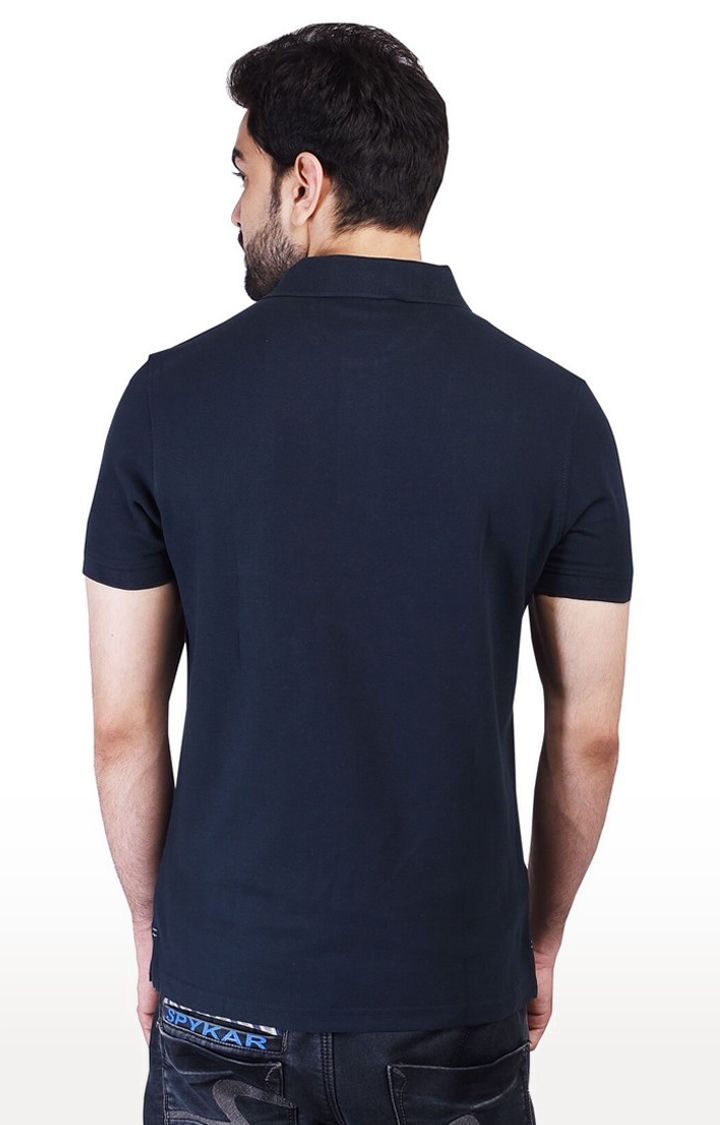 Stylish Casual Printed Cotton Collar T-Shirt