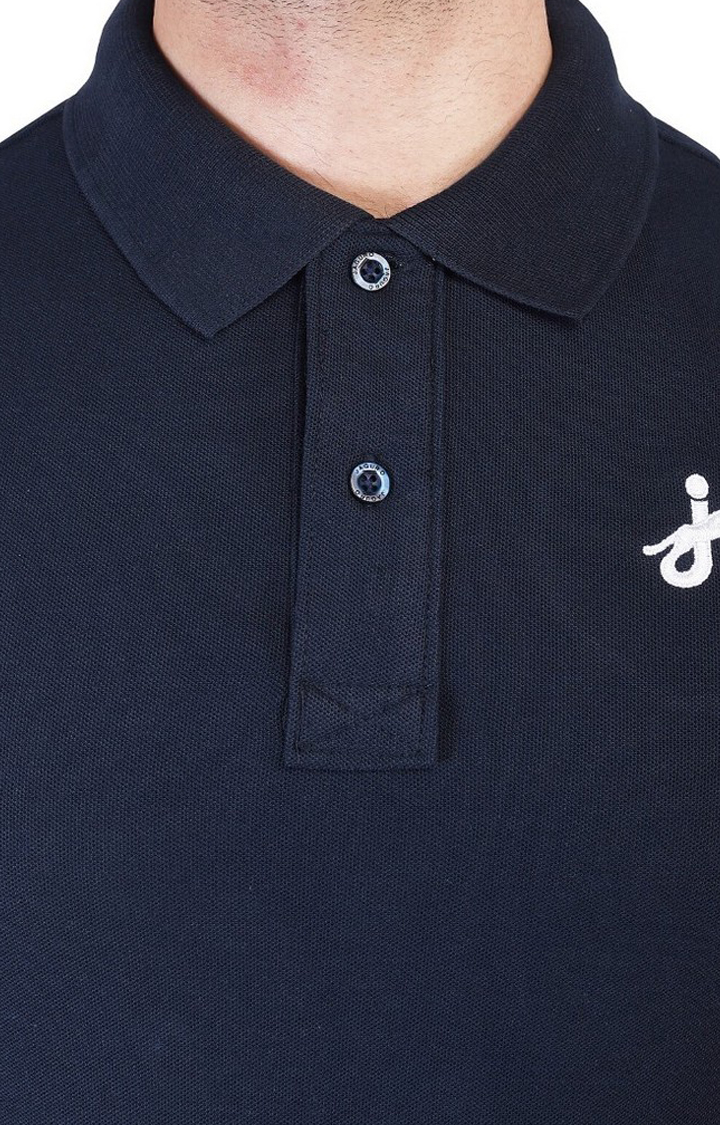 Stylish Casual Printed Cotton Collar T-Shirt