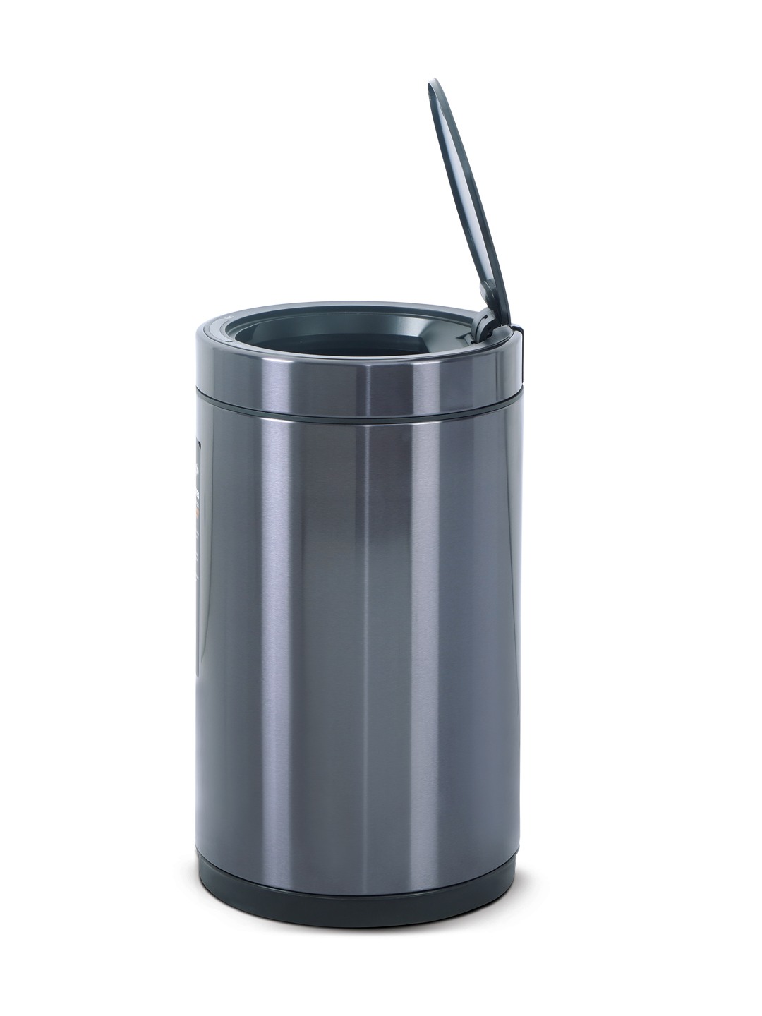 Bellagio BrushedBlack 12L Cylindrical Shape Sensor 410High-Quality Stainless Steel Intelligent Trash Can/DustBin