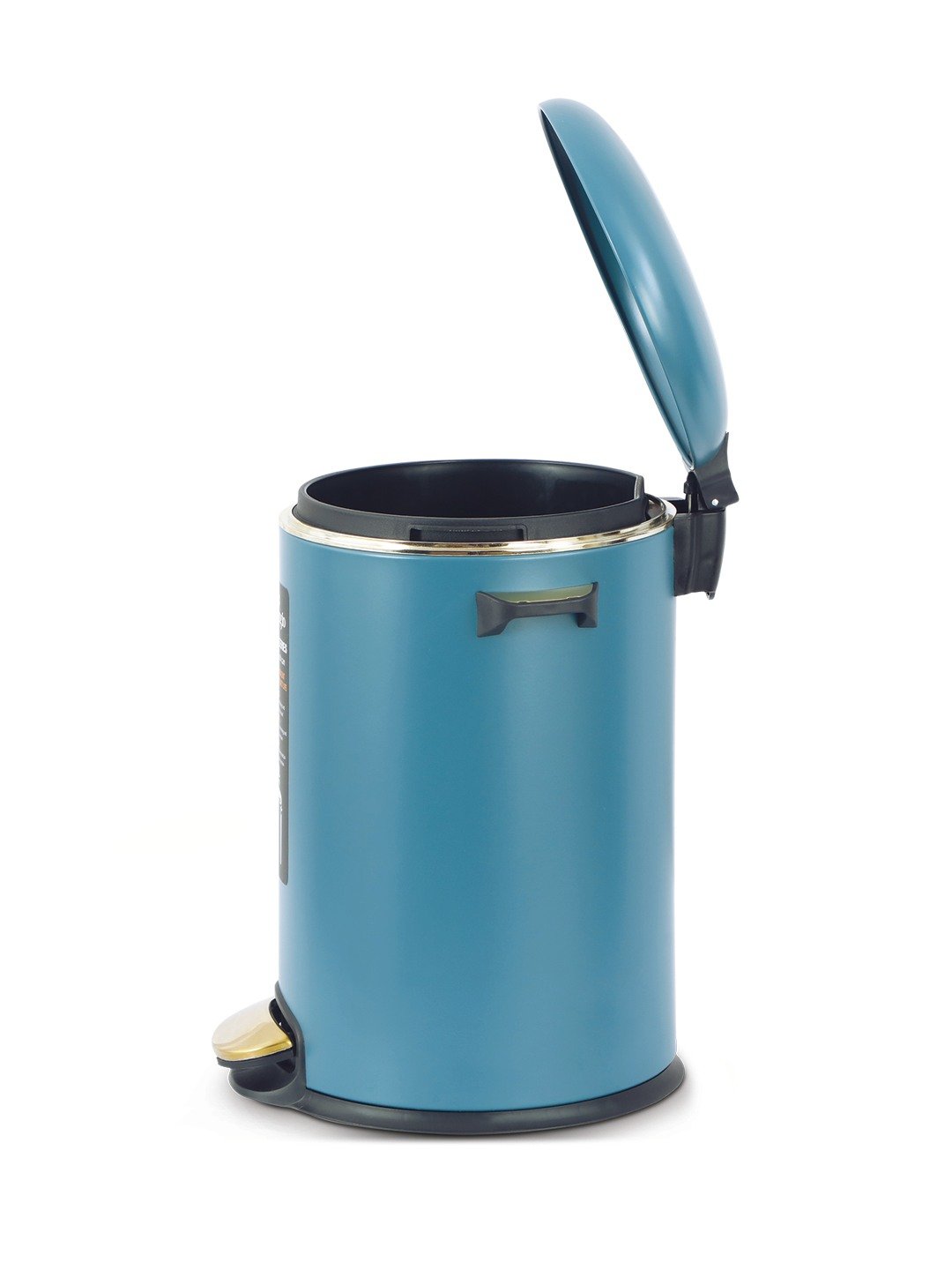 Bellagio Lavender Blue 9L Dustbin 410High-Quality Stainless Steel Pedal Trash Can/DustBin With Plastic Bucket