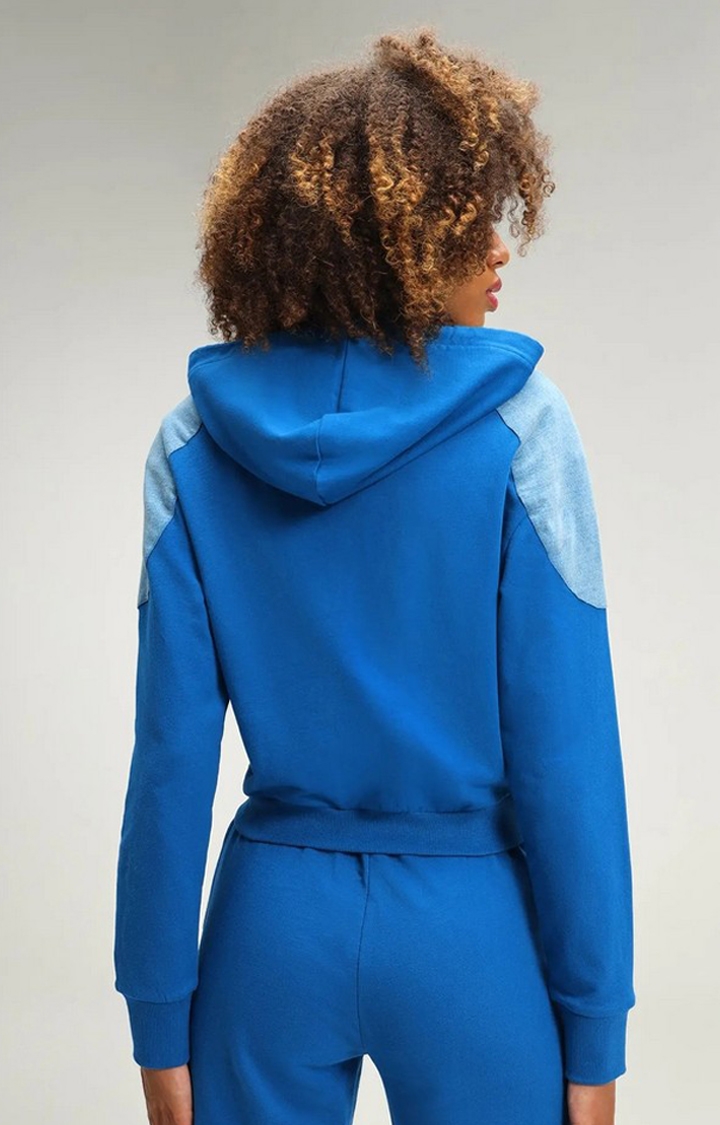 Dallas Blue Patchwork Jacket
