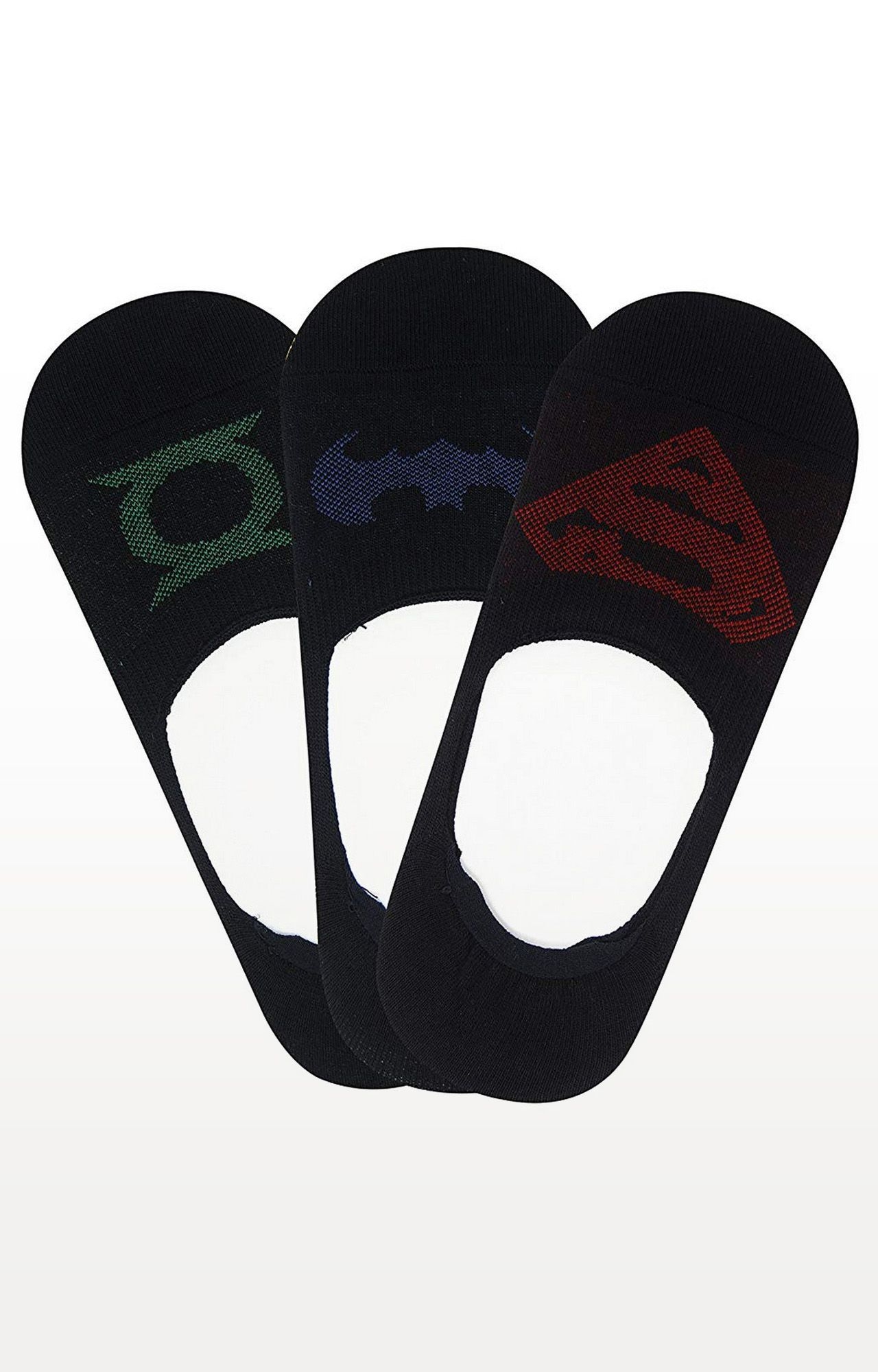 BALENZIA | Black Printed Socks (Pack of 3) 0