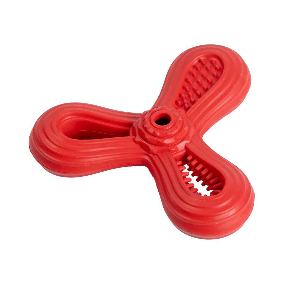 Ezra Play Triangle Dart - Red Rubber Toy