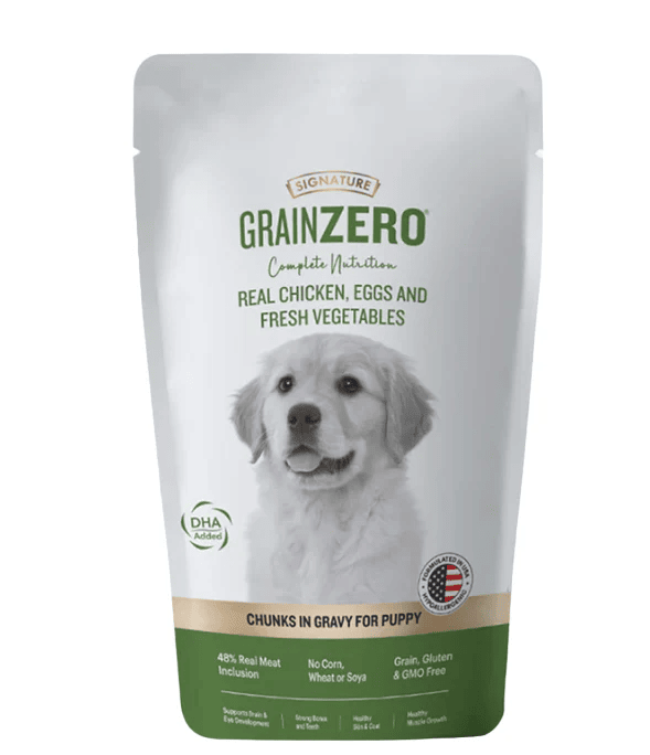 Grain Zero Real Chicken Gravy for Puppy Wet Dog Food, 70g