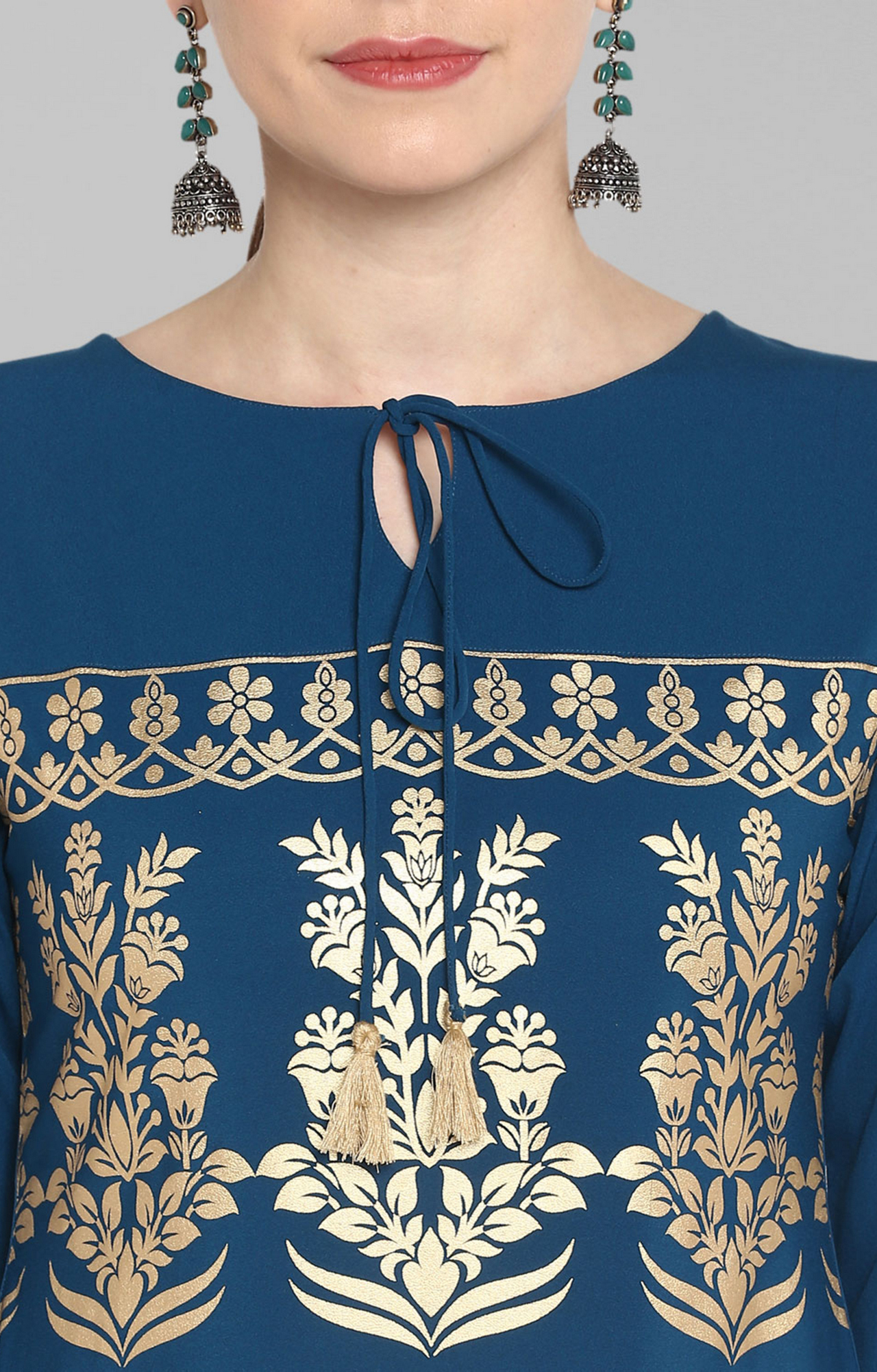 Blue Printed Kurtis