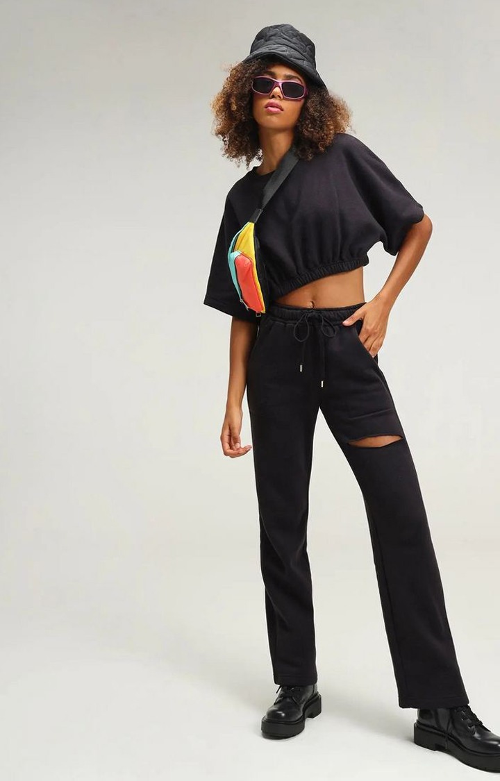 Slit joggers online