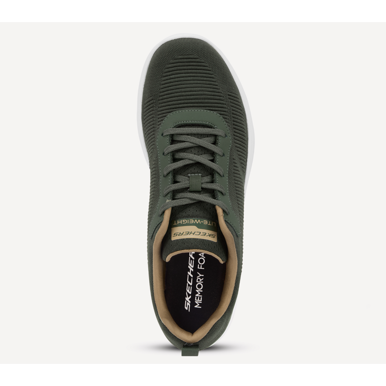 Men Engineered Knit Lace-Up With Memory Foam