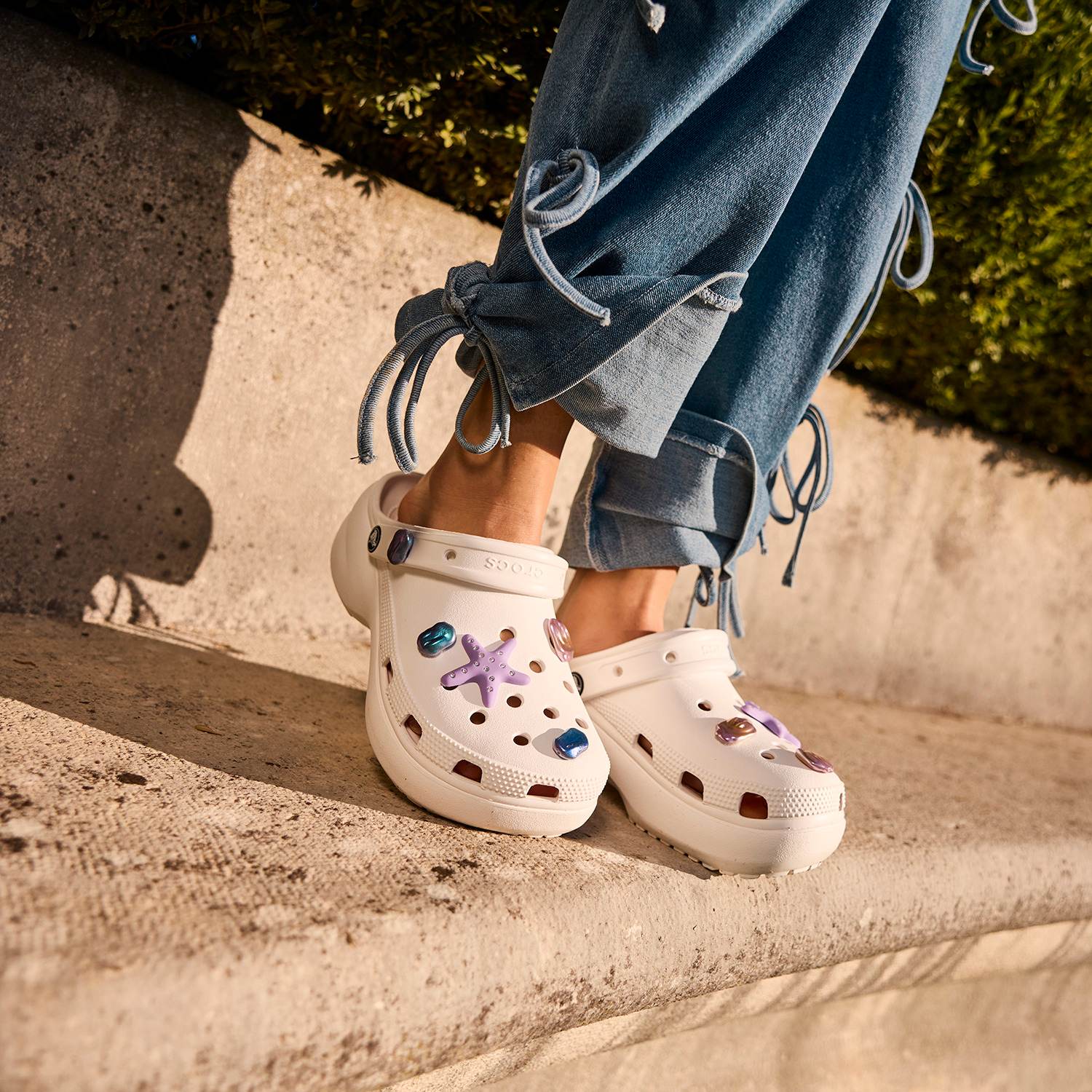 Classic Platform Women Bone Clogs