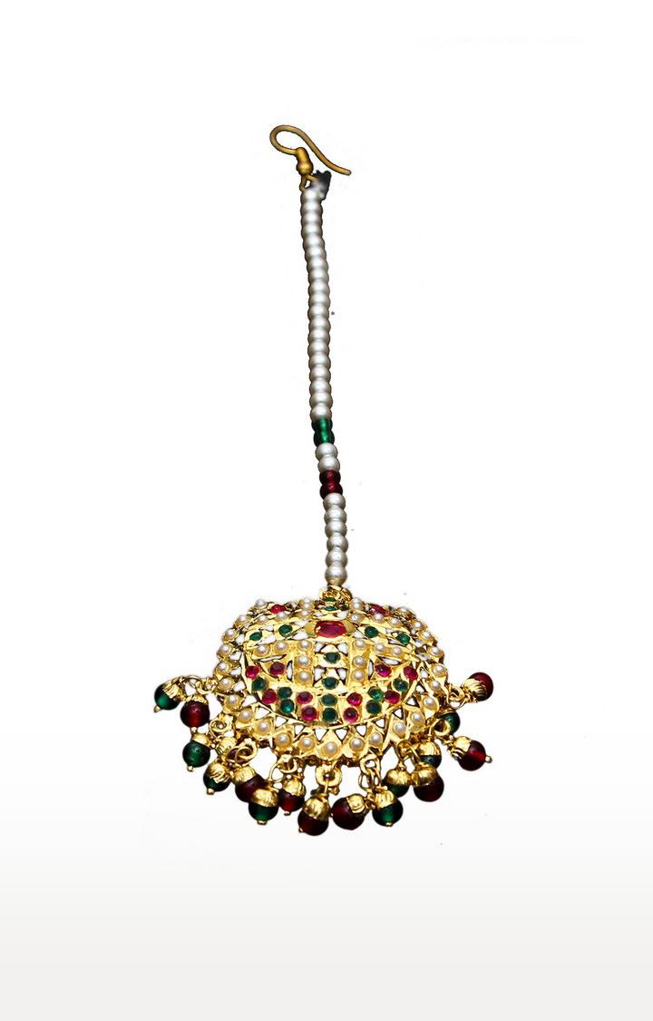 Copper store maang tikka