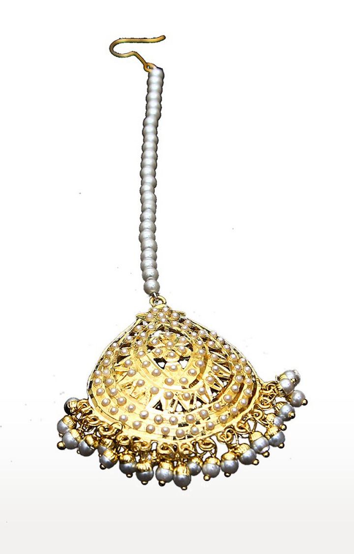 Gold plated cheap tikli design