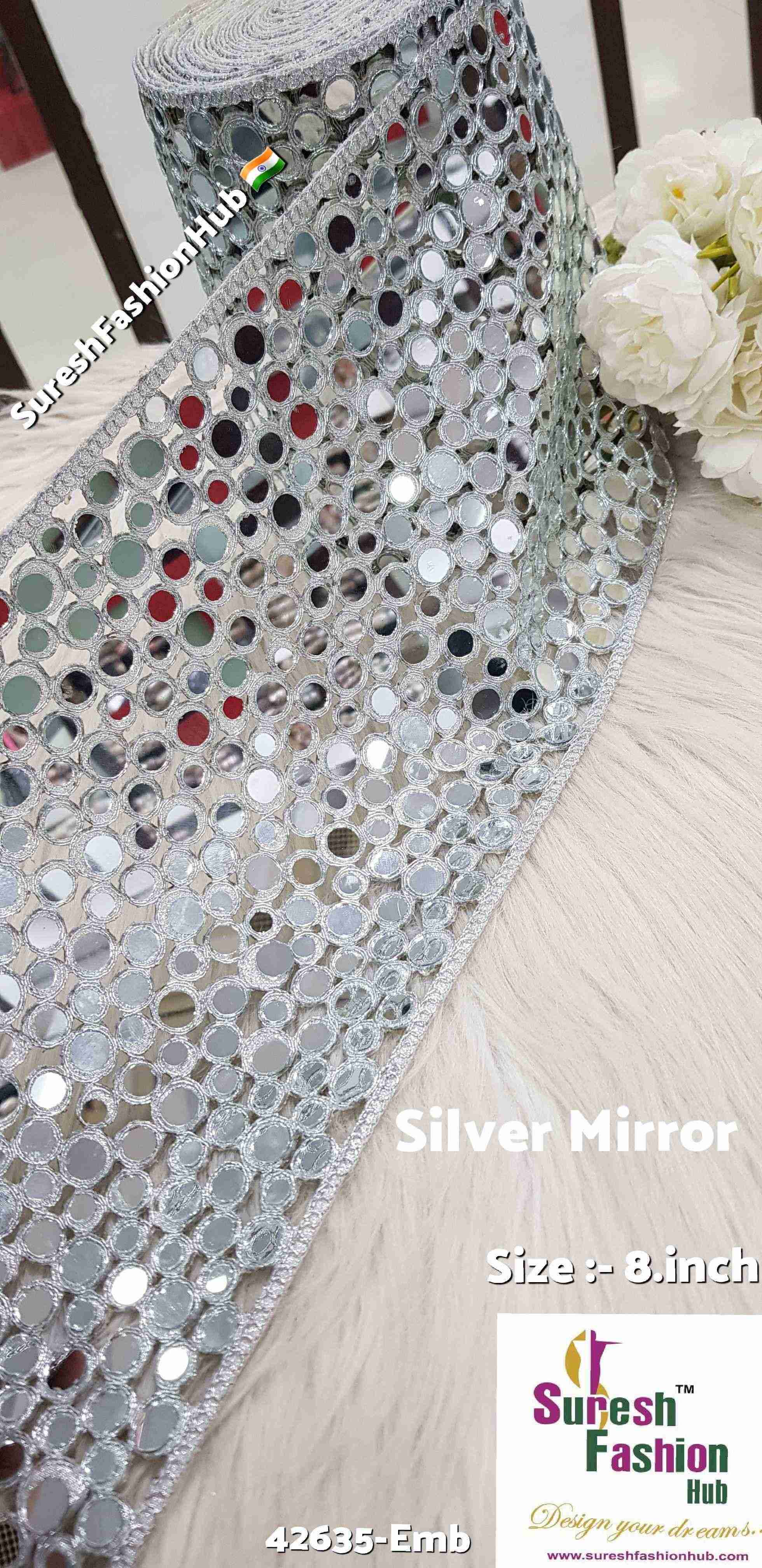 Silver Mirror Elegance Lace