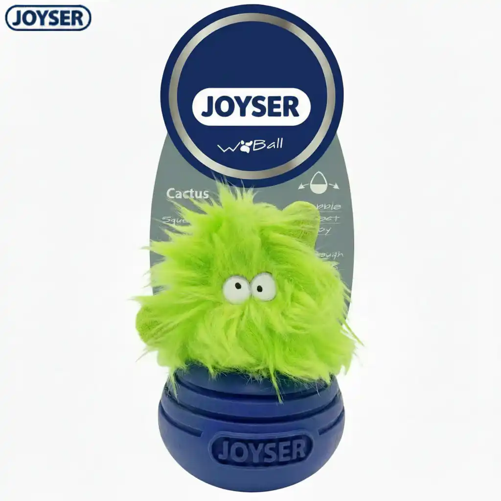 Joyser Woball Monster Dog Toy, Green/Blue (M-L)