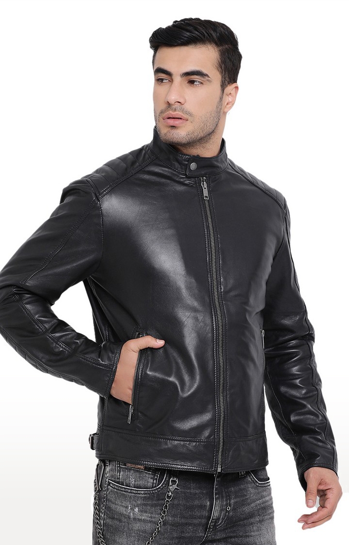 Justanned | Justanned Men Genuine Real Leather Jacket 2