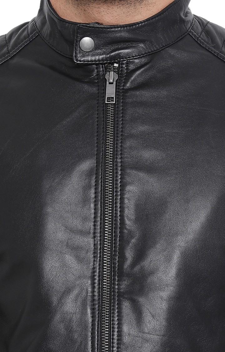 Justanned | Justanned Men Genuine Real Leather Jacket 4