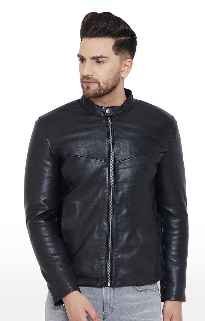 Justanned | Justanned Men Genuine Real Leather Jacket 0