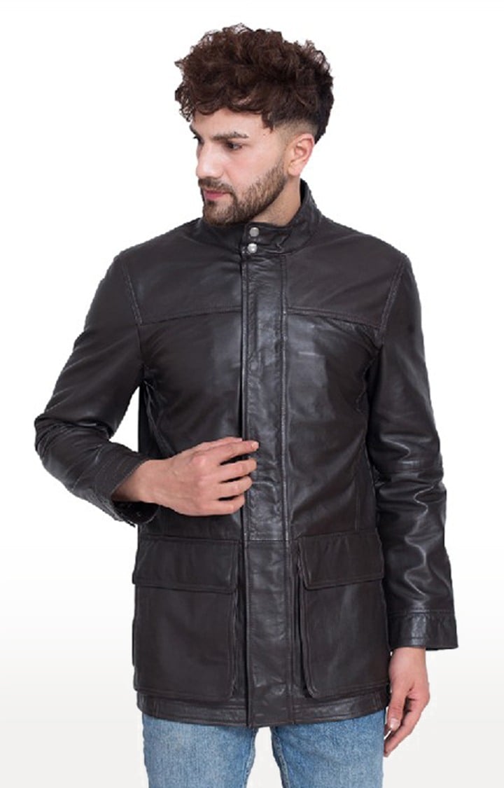 Justanned Sun-Tanned Leather Jacket