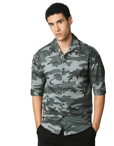Hemsters | Hemsters Men Printed Casual Multicolor Shirt