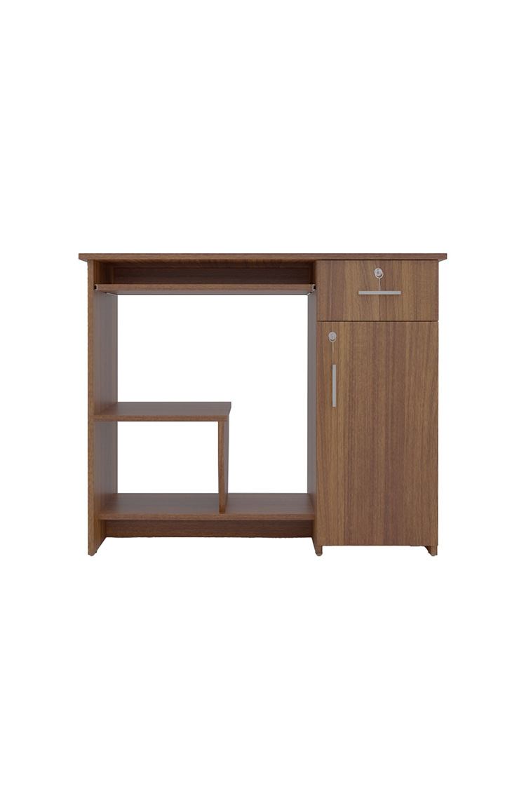 neudot Relish Engineered Wood Study Table | Multi-Purpose Study Table | Computer Table for Students | Office Table with Drawers | Desk for Work from Home | 1 Year Warranty - Leon Teak