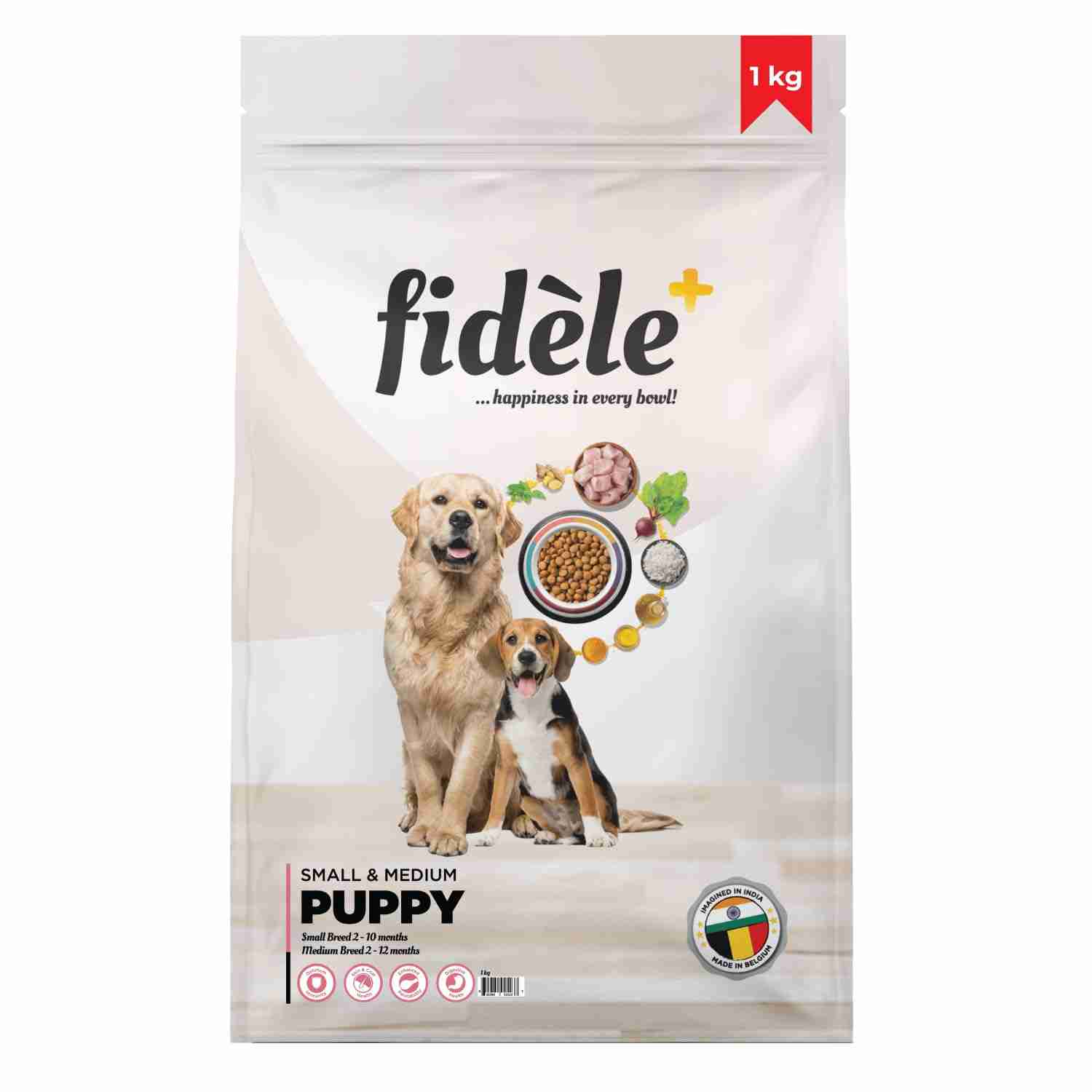 Fidele Plus Small & Medium Breed Puppies Dry Dog Food