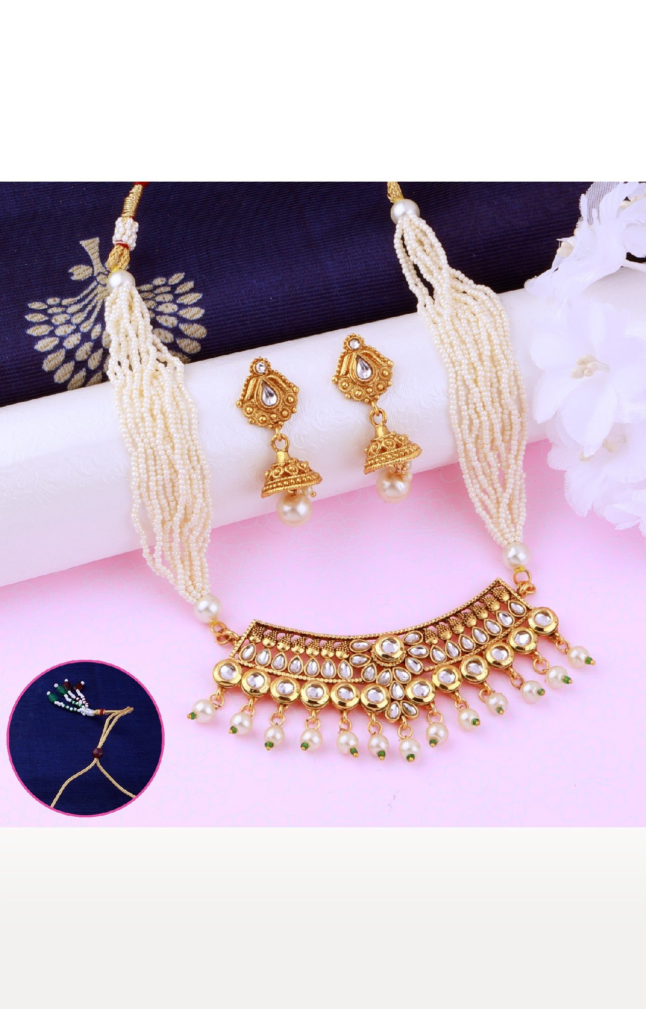 Wedding top mala gold