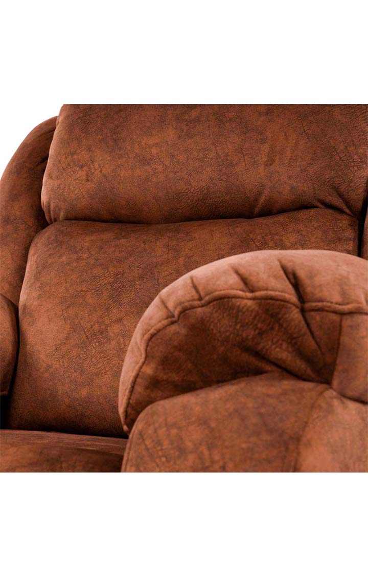 neudot  Ease Rocker Single Seater Fabric Recliner - Marble Brown