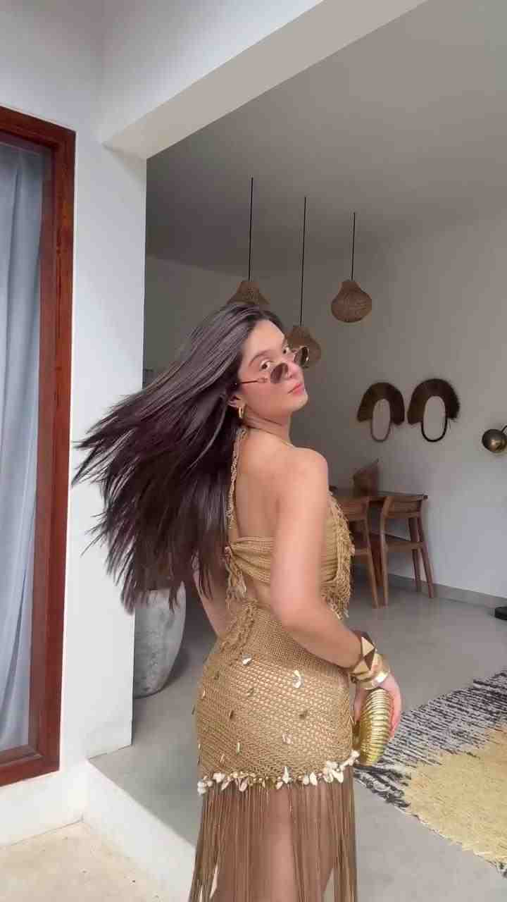 Tropical Glow Crochet Top