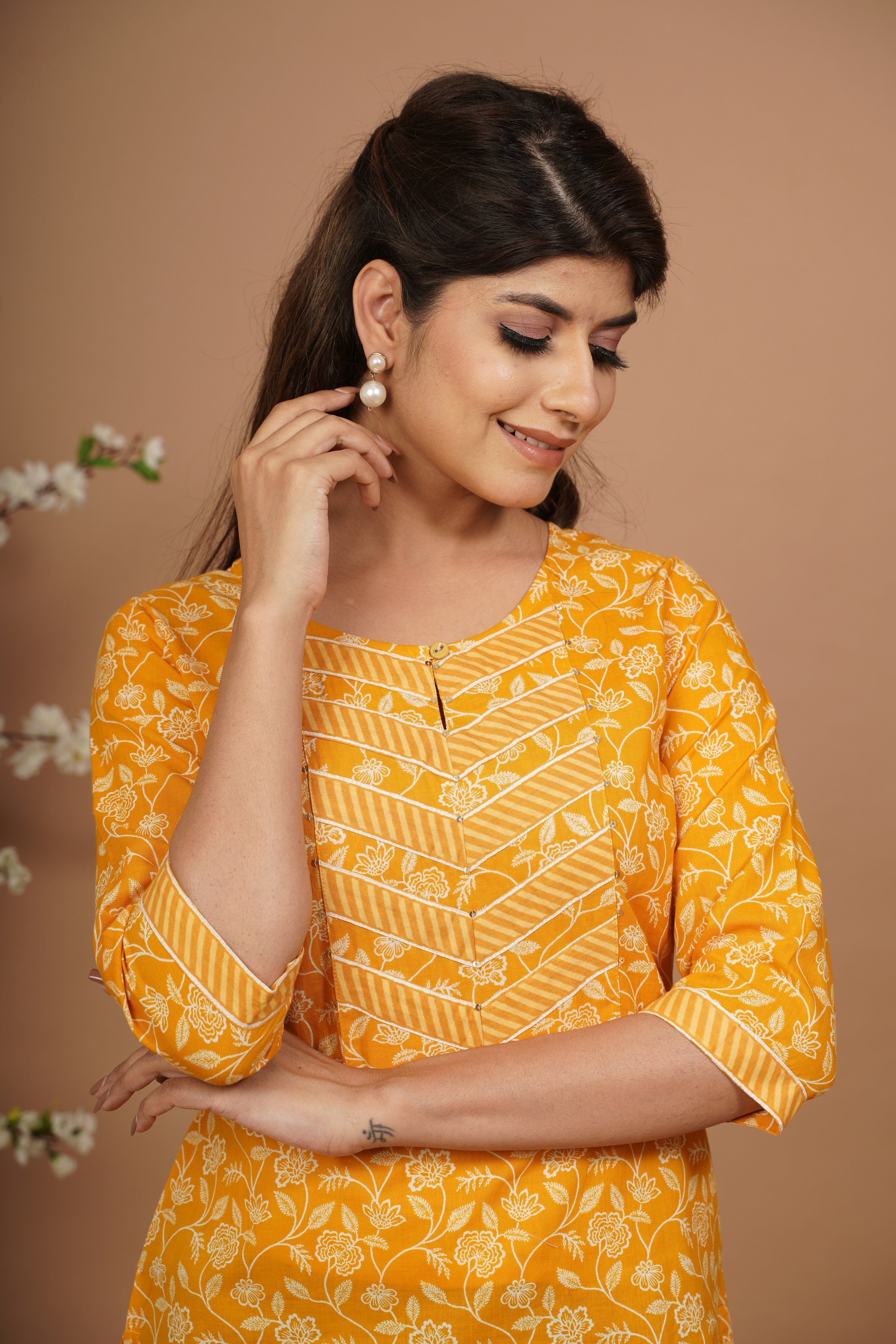 Buy Sritika Women Yellow Solid A Line Kurti Online at 50 off Paytm Mall
