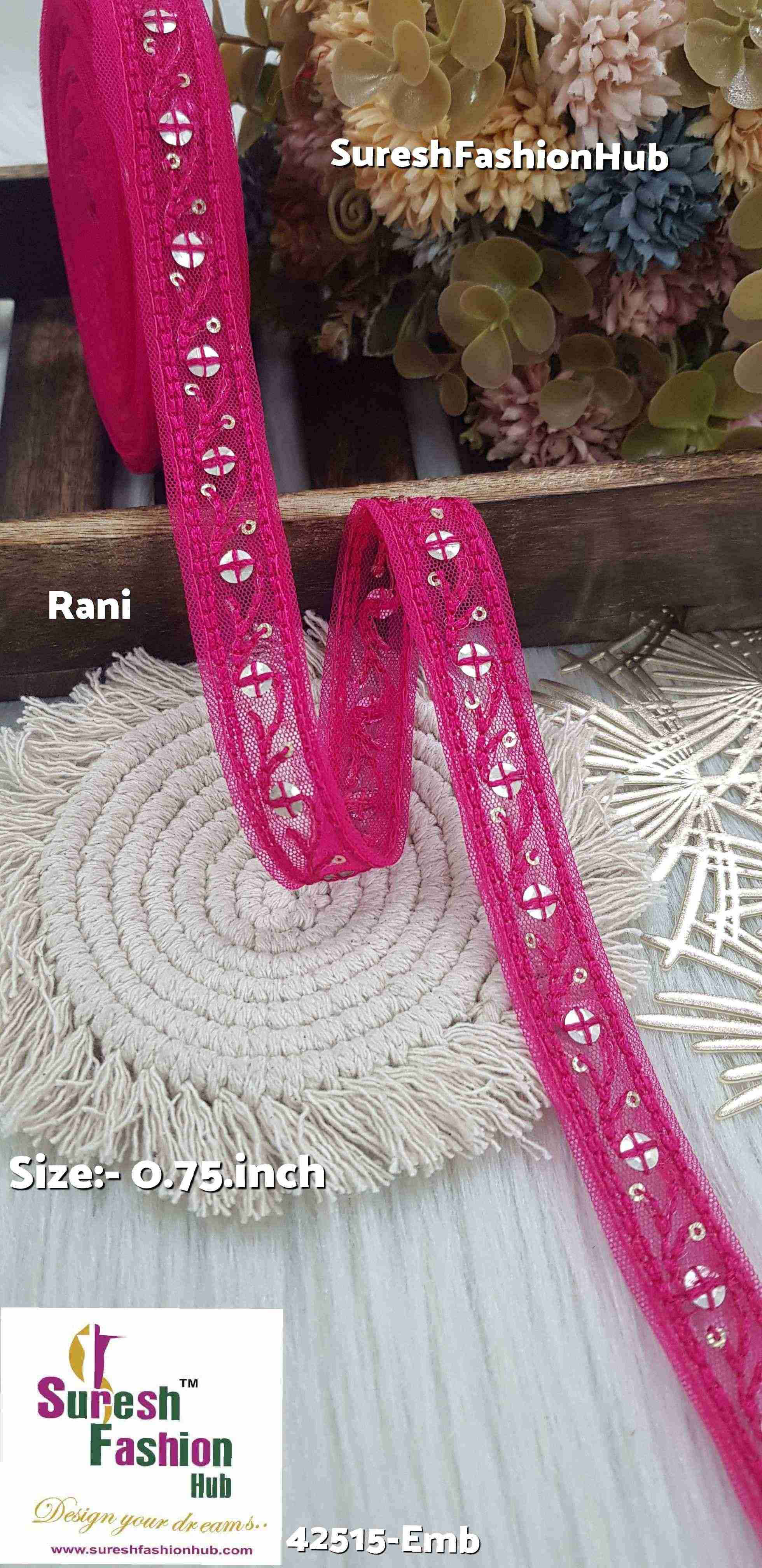 Rani Floral Embroidery Lace