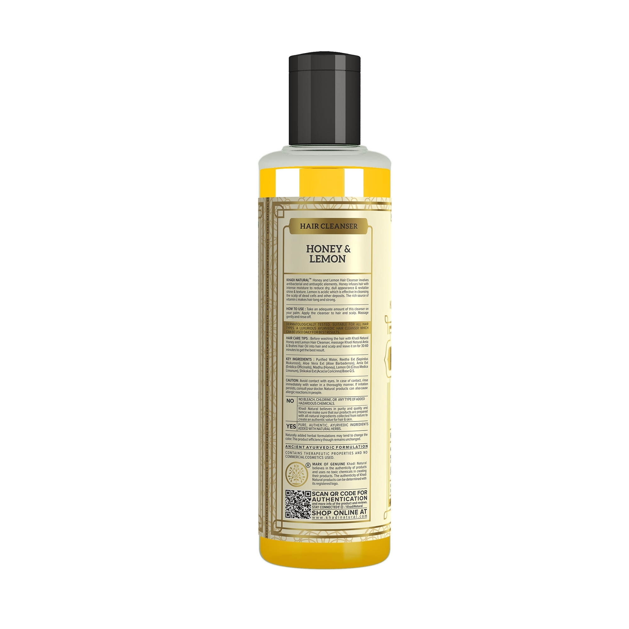 Khadi Natural | Honey and Lemon Juice Hair Cleanser 1