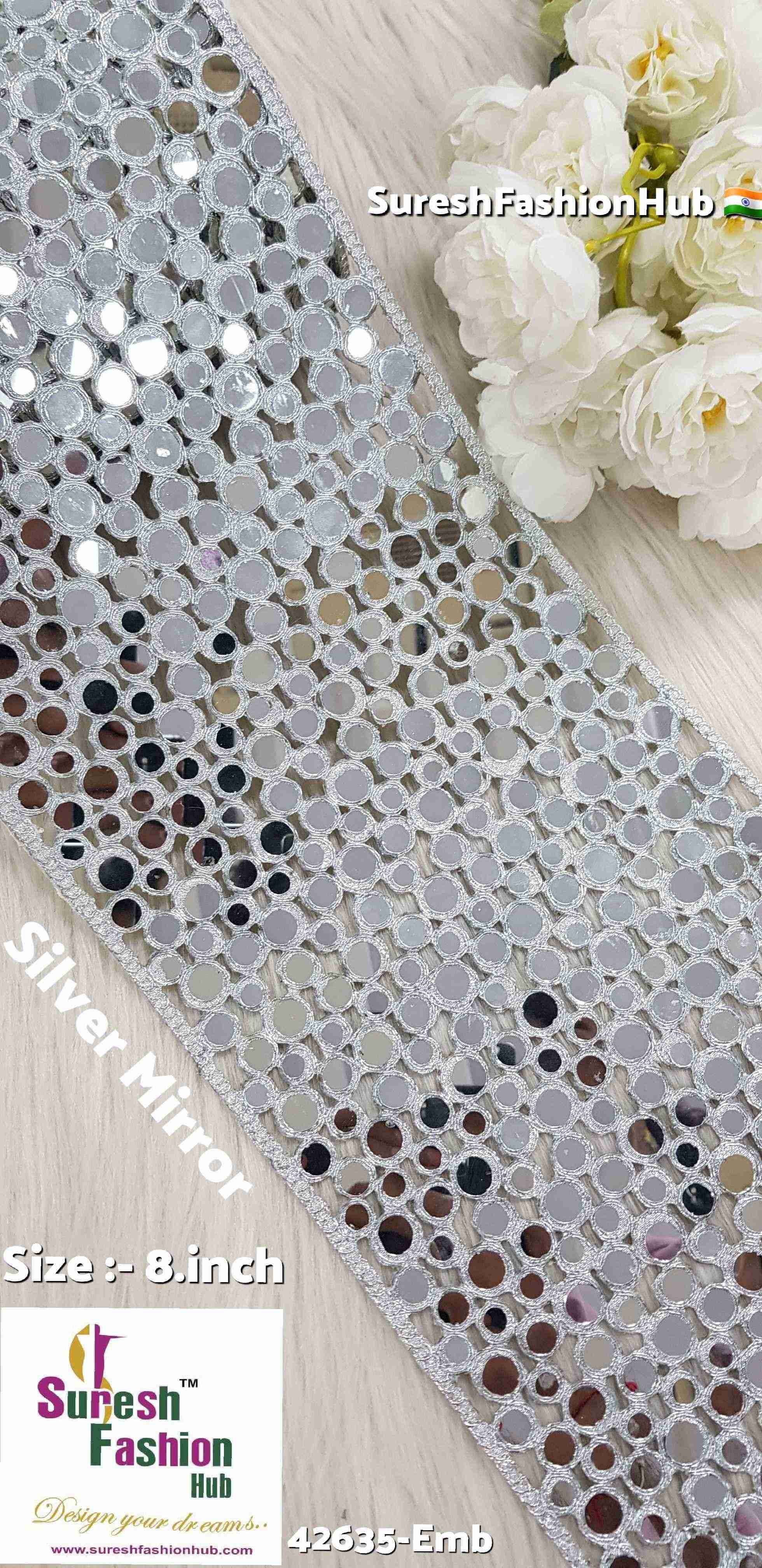 Silver Mirror Elegance Lace