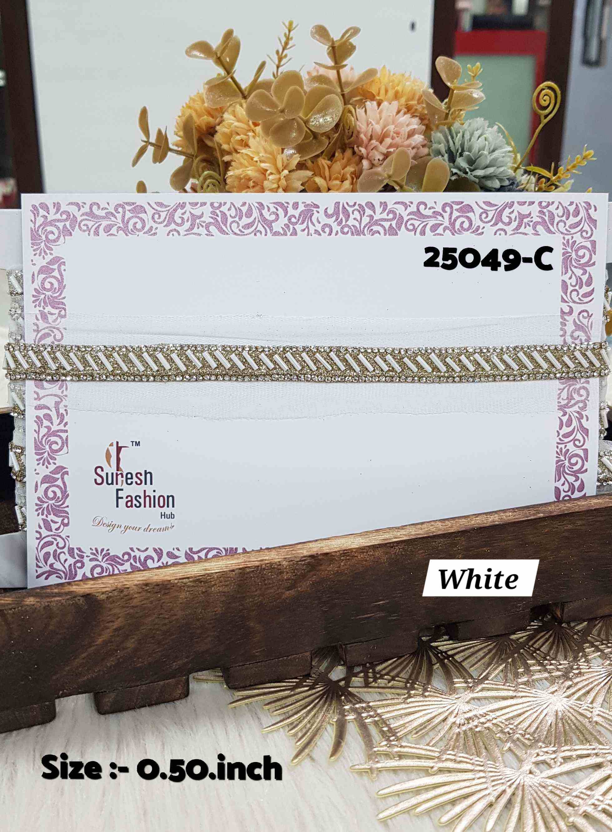 White Sparkle Borders