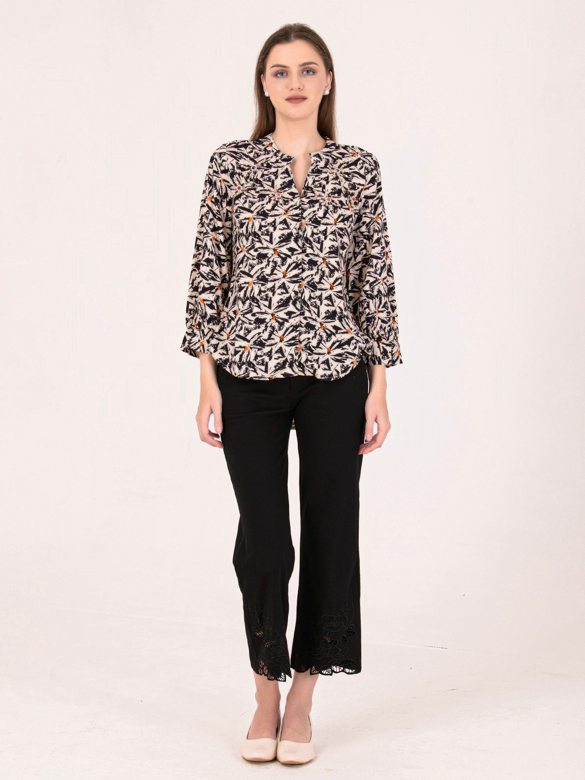 Albion Women Print Smart Top